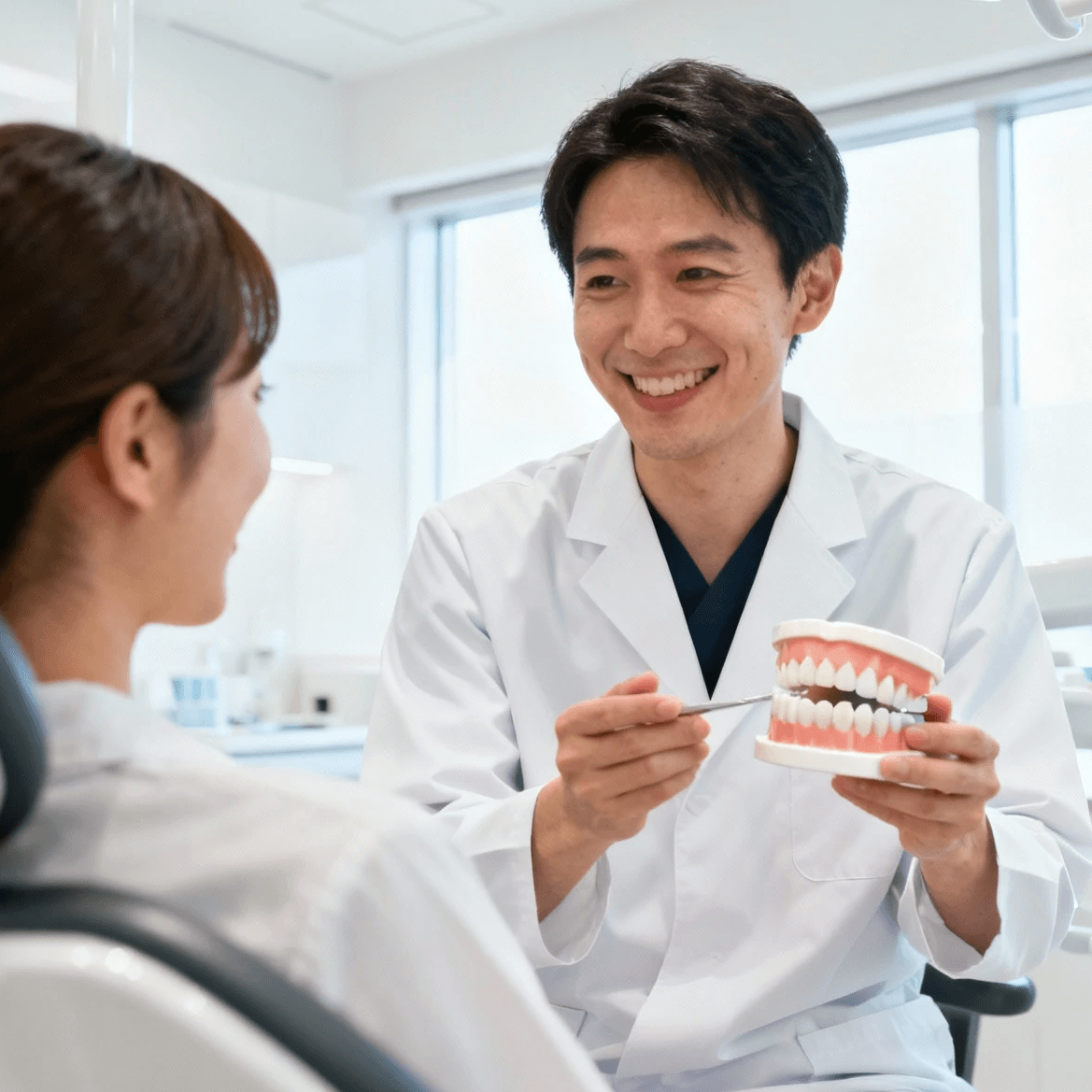 知覚過敏があってもホワイトニングができる理由の解説イメージ