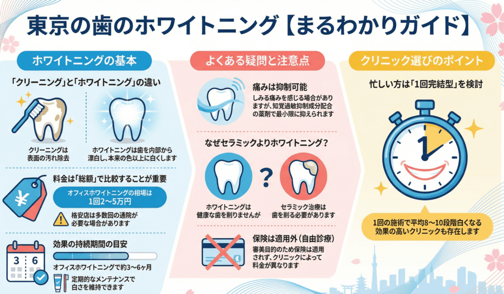 東京ホワイトニング丸わかりガイド